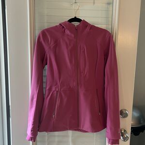 Lululemon Women’s Hooded Jacket Medium Cross Chill Performance Fleece Lined
